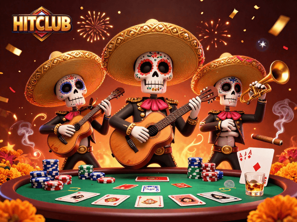 Experience thrilling gaming at HITCLUB with vibrant, animated casino elements in action.
