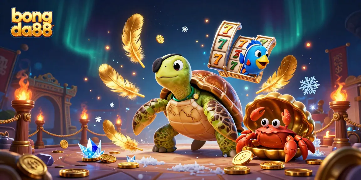 Engage in thrilling gameplay with bong da88, featuring a lively 3D casino adventure amidst treasure and vibrant gaming elements.