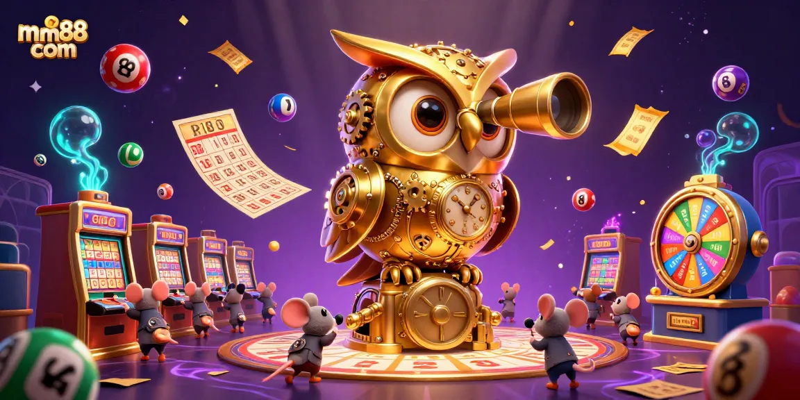 Experience high-energy gameplay at mm88 com with vibrant lottery balls and casino excitement.