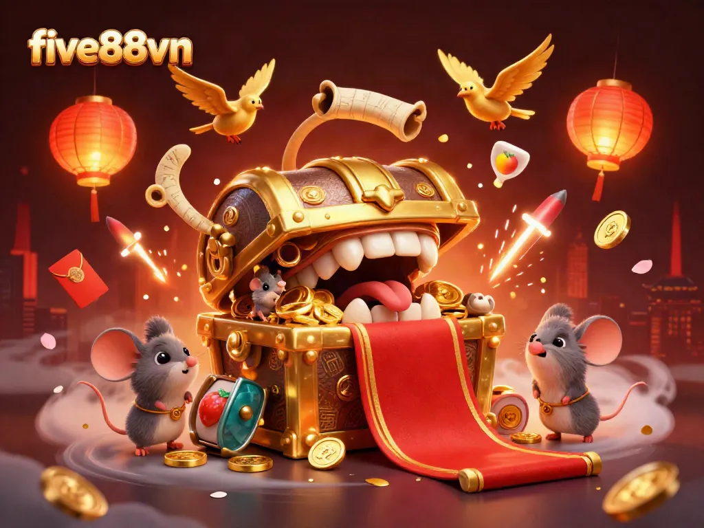 Spin the reels and discover treasures with five88vn in this vibrant and engaging online casino scene.