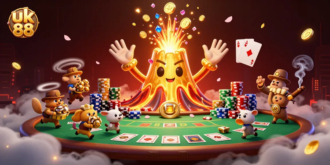 Experience thrilling wins with uk 88 at a vibrant casino scene filled with treasures and excitement.