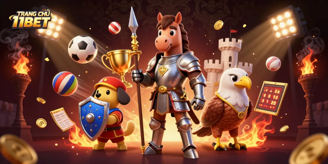 Experience the excitement of TRANG CHỦ 11BET with thrilling sports betting action and immersive gaming elements.