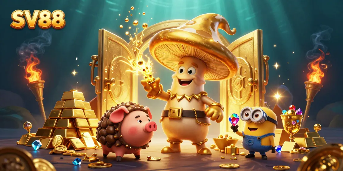 Experience thrilling gameplay at SV88 with golden treasures and magical characters.