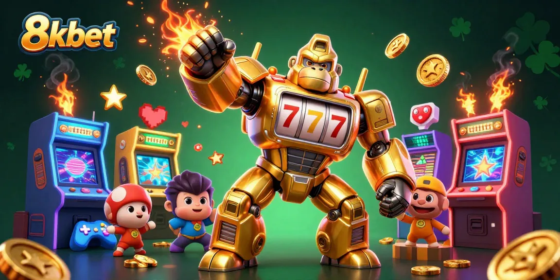 Experience the thrill of winning with 8kbet in a dynamic and vibrant casino scene full of action and excitement.